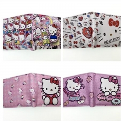 4 Styles Hello Kitty Cartoon Purse Anime Short Wallet