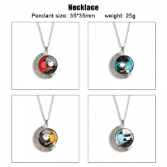 13 Styles Jujutsu Kaisen Cartoon Double-Sided Rotation Alloy Anime Necklace