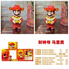 16CM Super Mario Bro Cartoon PVC Anime Figure Toy