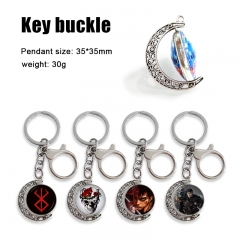 11 Styles Berserk Cartoon Double-Sided Rotation Alloy Anime Keychain