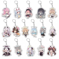 30 Styles Blue Archive Cartoon Acrylic Anime Keychain