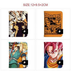 8 Styles Dragon Ball Z Cartoon PU Pattern Purse Anime Wallet