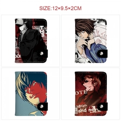 5 Styles Death Note Cartoon PU Pattern Purse Anime Wallet