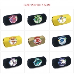 21 Styles Inside Out Cartoon Canvas Zipper Anime Pencil Bag