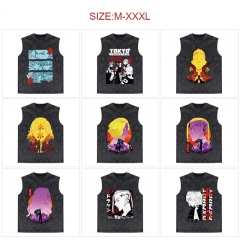 9 Styles Tokyo Revengers Cartoon Pattern Anime Vest T-shirt