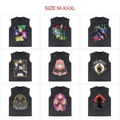 12 Styles SPY×FAMILY Cartoon Pattern Anime Vest T-shirt