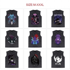 9 Styles Solo Leveling Cartoon Pattern Anime Vest T-shirt