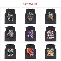 14 Styles Demon Slayer: Kimetsu no Yaiba Cartoon Pattern Anime Vest T-shirt