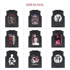 11 Styles Death Note Cartoon Pattern Anime Vest T-shirt