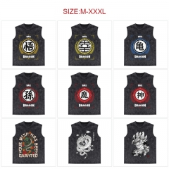 21 Styles Dragon Ball Z Cartoon Pattern Anime Vest T-shirt