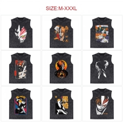 9 Styles Bleach Cartoon Pattern Anime Vest T-shirt