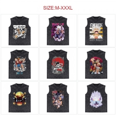 13 Styles One Piece Cartoon Pattern Anime Vest T-shirt