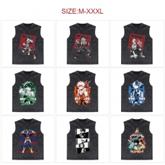 9 Styles My Hero Academia Cartoon Pattern Anime Vest T-shirt