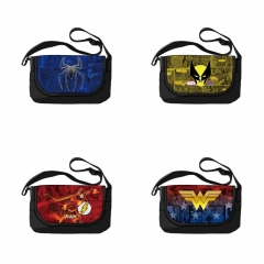 23 Styles Marvel Spider Man Hulk Flash Deadpool Iron Man Cartoon Anime Crossbody Messenger Bag