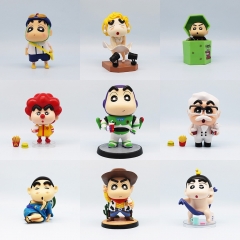 18 Styles Crayon Shin-chan Cartoon Anime PVC Figure