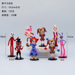 8PCS/SET 10cm The Amazing Digital Circus Cartoon Anime PVC Figure