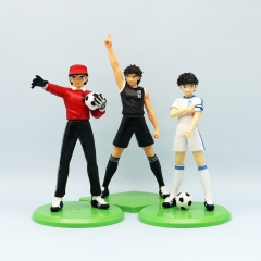 3 Styles Captain Tsubasa Ozora Tsubasa Wakabayashi Genzo Cartoon Anime PVC Figure