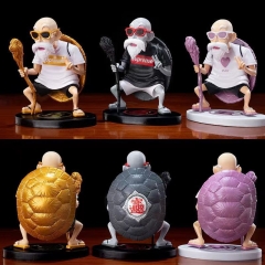 5 Styles Dragon Ball Z Master Roshi Cartoon Anime PVC Figure