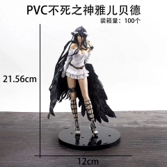 21cm Overlord Albedo Cartoon Anime PVC Figure (No Box)