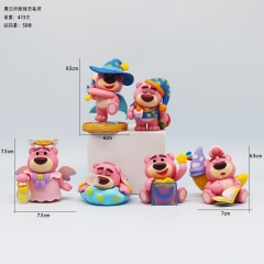 6PCS/SET Toy Story Lotso Cartoon Anime PVC Figure