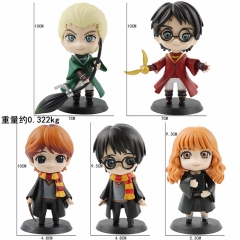 5PCS/SET Harry Potter Cartoon Anime PVC Figure