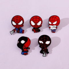 5 Styles Cute Cartoon Anime Alloy Pin Brooch