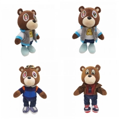 2 Styles Kanye Teddy B ear Anime Plush Toy Doll