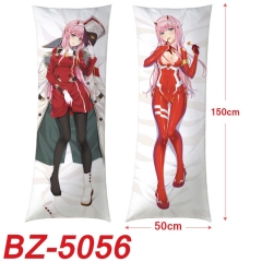 50x150CM (Two Side) DARLING in the FRANXX Sexy Girl Pattern Cartoon Character Bolster Body Anime Pillow