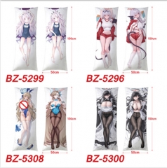 50x150CM (Two Side) 8 Styles Blue Archive Sexy Girl Pattern Cartoon Character Bolster Body Anime Pillow