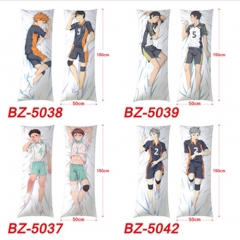 50x150CM (Two Side) 4 Styles Haikyuu Sexy Girl Pattern Cartoon Character Bolster Body Anime Pillow