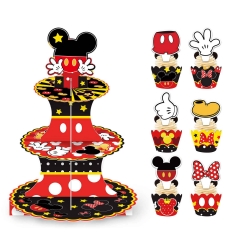 Mickey Minnie Mouse Cartoon For Birthday Party Anime Cake Stand