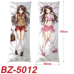 50x150CM (Two Side) THE IDOLM@STER Sexy Girl Pattern Cartoon Character Bolster Body Anime Pillow