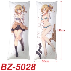 50x150CM (Two Side) Kaguya-sama: Love Is War Sexy Girl Pattern Cartoon Character Bolster Body Anime Pillow