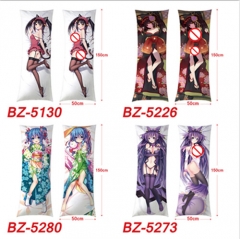 50x150CM (Two Side) 5 Styles Date A Live Sexy Girl Pattern Cartoon Character Bolster Body Anime Pillow