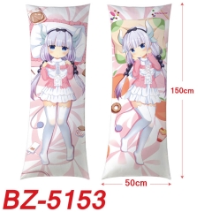 50x150CM (Two Side) 2 Styles Miss Kobayashi's Dragon Maid Sexy Girl Pattern Cartoon Character Bolster Body Anime Pillow