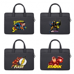 13 Styles Marvel Iron Man Hulk Super Man Flash Cartoon Anime Computer Bag