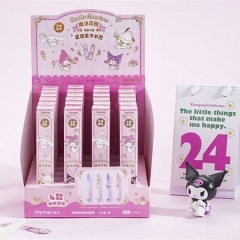 24PCS/SET Sanrio Kuromi Cartoon Surprise Blind Box Anime Pen