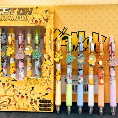 3 Styles 6PCS/SET Pokemon Cartoon Surprise Blind Box Pattern Anime Pen