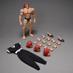 Hanma baki Hanma Yujiro Cartoon Anime PVC Figures Costume Set