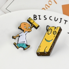 2 Styles Cute Cartoon Pin Anime Alloy Brooch