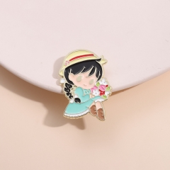 Howl's Moving Castle Cartoon Pin Anime Alloy Brooch