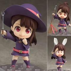 10cm Nendoroid Little Witch Academia Atsuko Kagari 747# Cartoon Model Toy Collection Anime PVC Figure