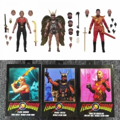 3 Styles 7 inches NECA Flash Gordon Ming The Merciless Prince Vultan Action PVC Anime Figure Toy