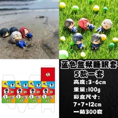 5PCS/SET 3-6cm Blue Lock cartoon Anime PVC Figures