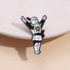 Armor Hero Cartoon Pin Anime Alloy Brooch