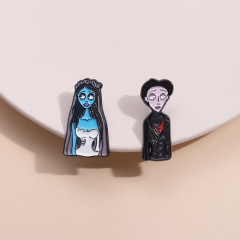 2 Styles Cute Cartoon Pin Anime Alloy Brooch