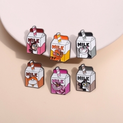 6 Styles Cute Animal Cartoon Pin Anime Alloy Brooch