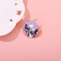 Cute Cartoon Pin Anime Alloy Brooch