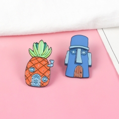 2 Styles Cute Cartoon Pin Anime Alloy Brooch