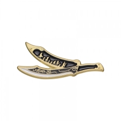 Dagger Cartoon Pin Anime Alloy Brooch